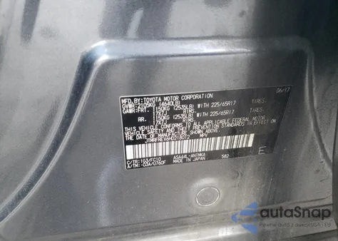 2017 Toyota Rav4 Xle из США, поврежденный, VIN JTMRFREV6HD218012